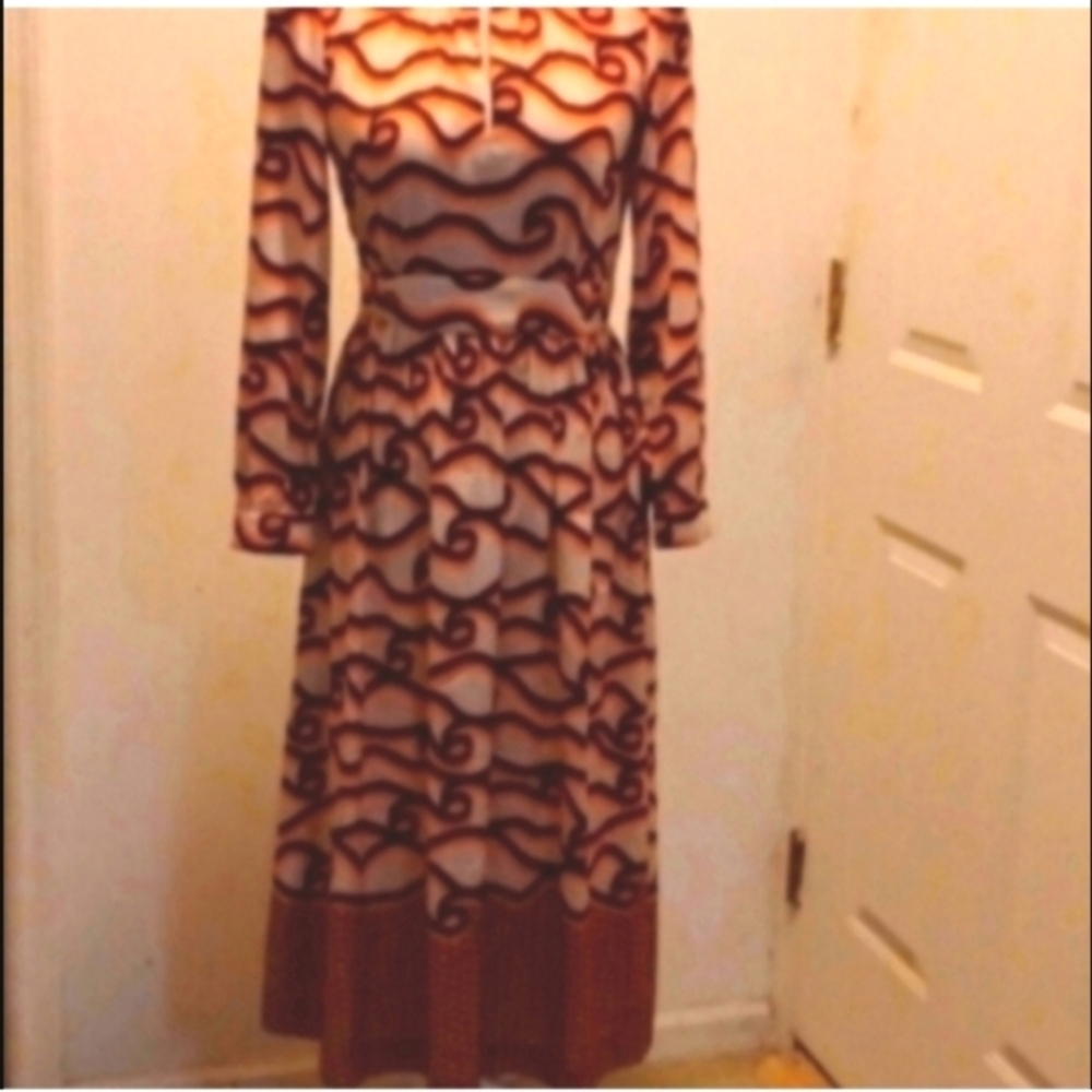 scotch & soda printed dress midi to maxi Lagenlook Abstract - Picture 3 of 7
